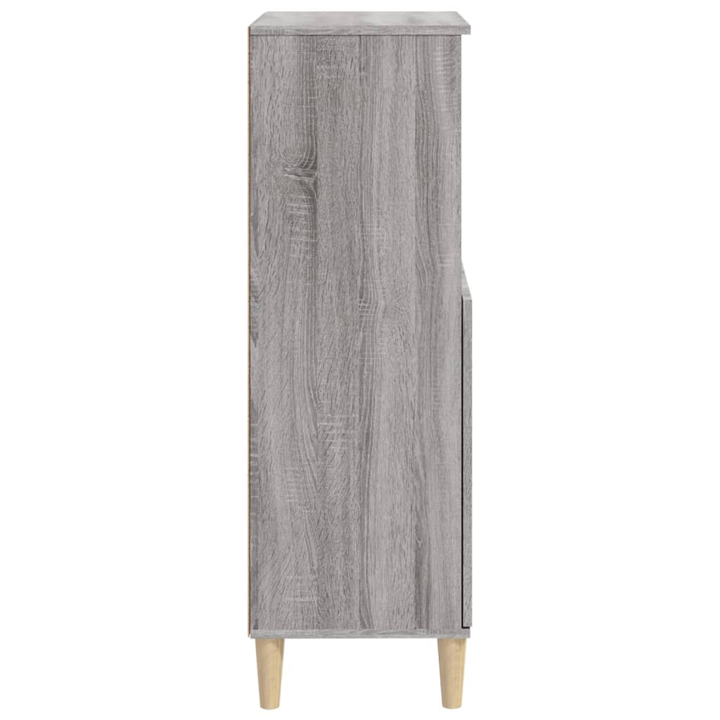 Highboard Grau Sonoma 60x36x110 cm Holzwerkstoff